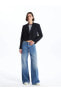 Фото #2 товара LCW Jeans Wideleg Kadın Jean Pantolon Pantolon