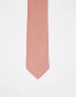 ASOS DESIGN tie in coral