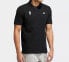 Фото #4 товара adidas WJ POLO 短袖POLO衫 男款 黑色 / Поло Adidas WJ POLO