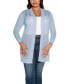 ფოტო #1 პროდუქტის Plus Size Lightweight Duster Cardigan Sweater