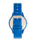 ფოტო #3 პროდუქტის Unisex Splat Blue Leatherette Strap Watch 38mm