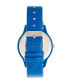 Unisex Splat Blue Leatherette Strap Watch 38mm