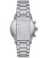 ფოტო #2 პროდუქტის Men's Sport Tourer Chronograph Silver-Tone Stainless Steel Watch 42mm