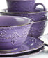 Фото #3 товара Сервировка стола Elama набор посуды из керамики Aitana реактивное глазурование, комплект на 16 персон
