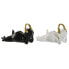 Decorative Figure Home ESPRIT White Black Golden Frog 25 x 13 x 15 cm (2 Units)