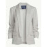 Фото #5 товара Scoop Blazer Coat Women's Size L Gray Peak Lapel Long Sleeve Polyester Stretch