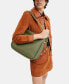 ფოტო #19 პროდუქტის Soft Pebble Leather Cary Shoulder Bag with Convertible Straps