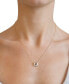 Фото #2 товара Jac + Jo by Anzie jac & Jo by Anzie White Topaz Ascher-Cut Solitaire Pendant Necklace (2-1/6 ct. t.w.) in 14k Gold, 16" + 1" extender