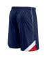 Men's Navy Washington Wizards Slice Shorts