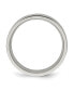 Фото #2 товара Titanium Brushed Sterling Silver Inlay Flat Wedding Band Ring