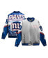 Фото #1 товара Куртка с капюшоном для мужчин Chalk Line New York Giants Серебристая Сатиновая無しさん