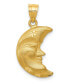 Moon Charm in 14k Gold