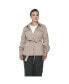 ფოტო #1 პროდუქტის Women's Plus Size Snap Front Utility Anorak Jacket