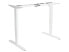 Фото #2 товара Equip ERGO Electric Sit-Stand Desk Frame - Dual Motor - White - 100 kg - Electric - 38 mm/sec - 2 leg(s) - Plastic,Steel - White