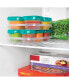 Фото #8 товара Tot 12-Pc. Plastic Freezer Food Storage Container Set with Tray