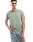 Фото #1 товара GANT shield logo front print t-shirt in mid green