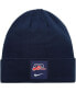 Фото #1 товара Men's Navy USA Hockey Logo Cuffed Knit Hat