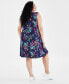 Фото #2 товара Plus Size Floral Sleeveless Flip Flop Dress, Created for Macy's