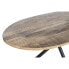 Фото #2 товара Обеденный стол DKD Home Decor Натуральный Чёрный Металл Древесина манго 200 x 100 x 76 cm