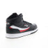 Фото #8 товара Fila BBN 92 Mid 1CM00840-014 Mens Black Leather Lifestyle Sneakers Shoes 9.5