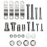 CIRCUIT EQUIPMENT Fenix Aluminium 22mm Handguard Fitting Kit Серебристый - фото #1