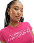 Фото #2 товара Basic Pleasure Mode bubble tea slogan baby t-shirt in pink