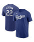 Фото #1 товара Men's Clayton Kershaw Los Angeles Dodgers Name and Number Player T-Shirt