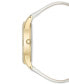 ფოტო #2 პროდუქტის Women's White Strap Watch 39mm Gift Set, Created for Macy's