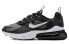 Кроссовки Nike Air Max 270 React для детей, черно-серые, модель GS BQ0103-003 36.5 - фото #2