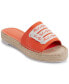 Фото #1 товара Cherie Logo Slip-On Espadrille Platform Slide Sandals