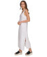 Фото #3 товара Платье макси с V-образным вырезом из льна DKNY