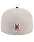 Фото #2 товара Men's Stone, Black Las Vegas Raiders 2023 Salute To Service Low Profile 59FIFTY Fitted Hat