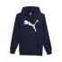 Фото #2 товара Puma Cat Logo Pullover Hoodie Mens Blue Casual Outerwear 67271206