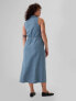 GapHeritage Western Denim Midi Dress