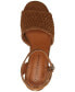 ფოტო #4 პროდუქტის Women's Modessa Woven Ankle-Strap Dress Sandals