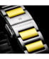 ფოტო #2 პროდუქტის Ladies Quartz Moonphase Date Watch with Yellow Gold Tone Stainless Steel Case on Yellow Gold Tone Stainless Steel and Stainless Steel Bracelet, Silver DIAMOND Dial