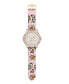 ფოტო #1 პროდუქტის Women's Quartz Matte Pink Silicone Strap Analog Watch 38mm