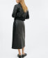 Фото #2 товара Women's Leather Midi Skirt