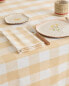 Check cotton tablecloth ВАНИЛЬНЫЙ, 150 x 150 cm - фото #6