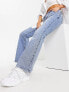 Cotton On – Bootcut-Jeans mit niedrigem Bund in Regenblau