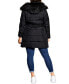 Фото #2 товара Plus Size Longline Puffer Jacket