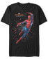 ფოტო #1 პროდუქტის Marvel Men's Spider-Man Far From Home Web Jump Action Pose, Short Sleeve T-shirt