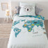 ATMOSPHERA Map Of The World Bedding