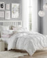 Фото #2 товара Charming Ruched Rosette Duvet Cover Set - Twin/Twin XL