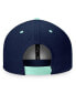 Фото #2 товара Men's Deep Sea Blue, Light Blue Seattle Kraken Heritage City Two-Tone Snapback Hat