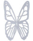 ფოტო #3 პროდუქტის Silver-Tone Butterfly Wing Earrings