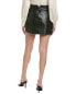 Фото #2 товара Ba&Sh Leather Mini Skirt Women's