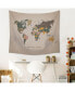 Фото #5 товара Stratton Home Decor "Adventure Await" Map Wall Tapestry