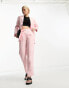 & Other Stories co-ord linen blazer in pink