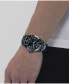 ფოტო #3 პროდუქტის Men's Boston Stainless Steel Bracelet Watch 42mm